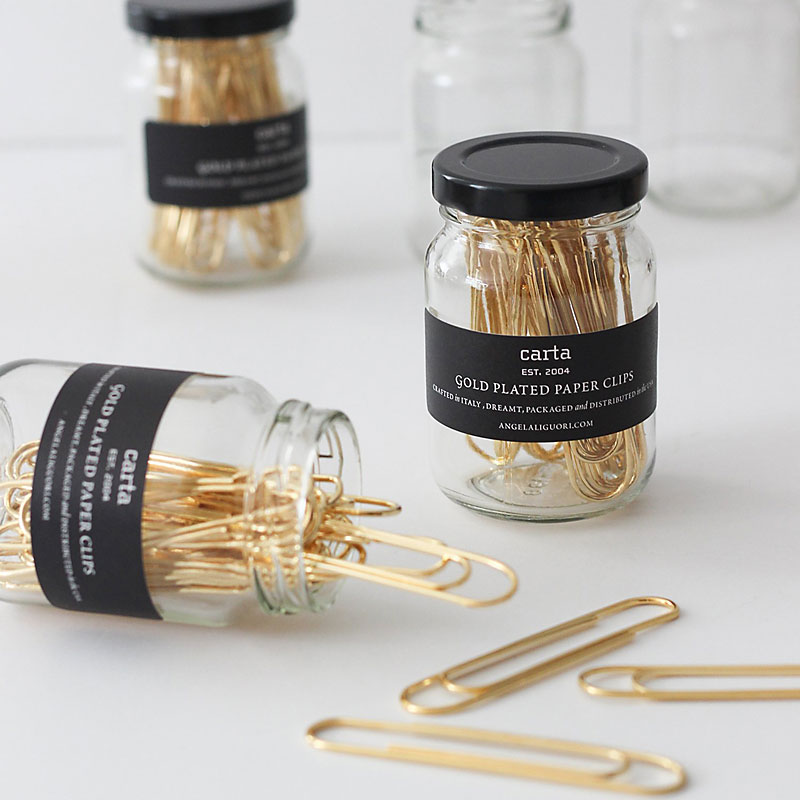 Gold Paper Clips