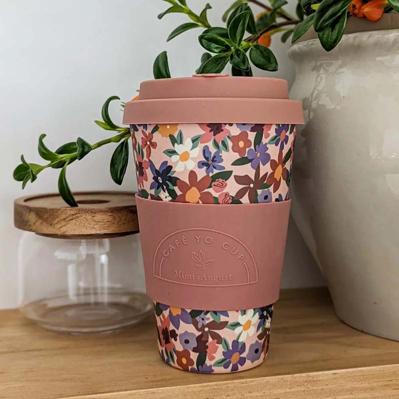 Floral Bouquet Cafe Yo Cup