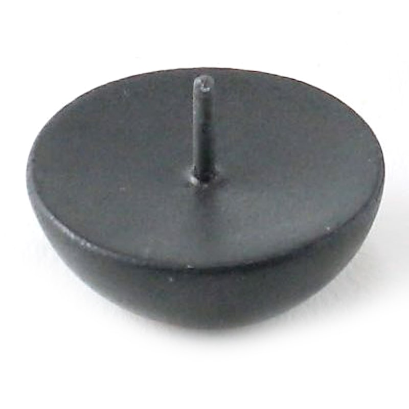 Ceramic Circular Candle Stand – Black