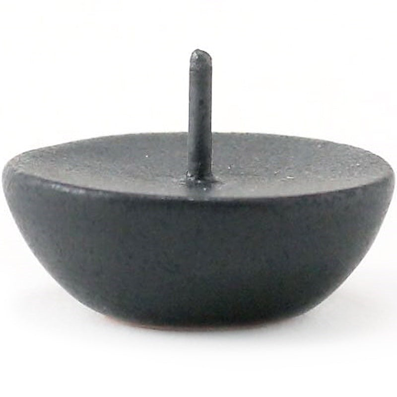 Ceramic Circular Candle Stand – Black