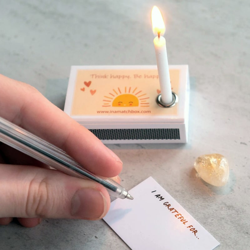 Hello Sunshine Mindfulness Gift In A Matchbox