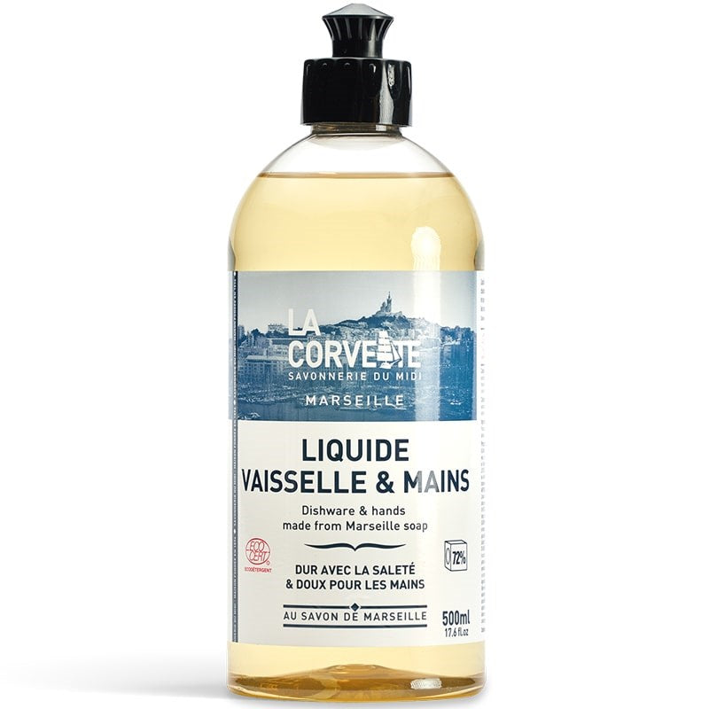 Liquide vaisselle au savon de Marseille, U Nature (500 ml)