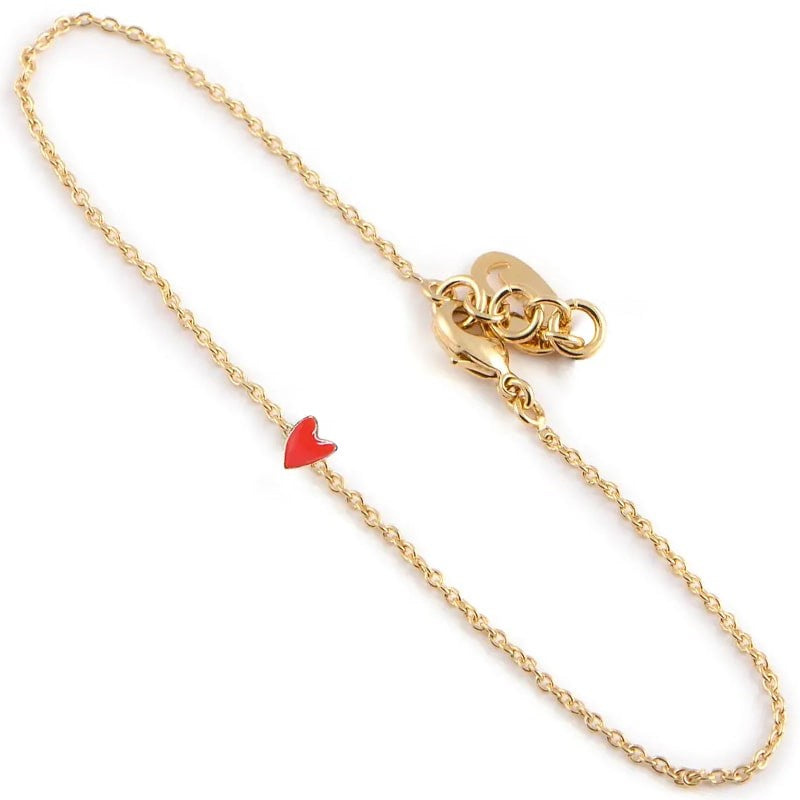 Heart Bracelet – Red