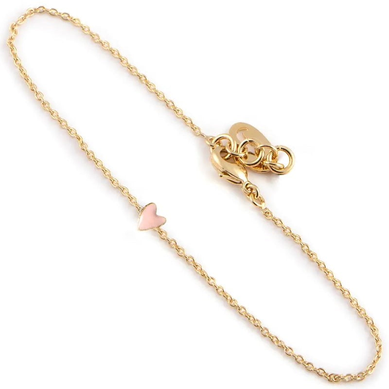 Heart Bracelet – Pink