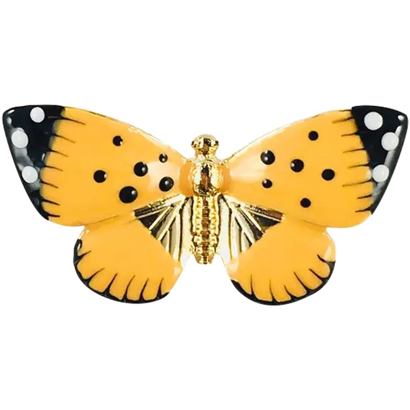 Enamel Butterfly Brooch