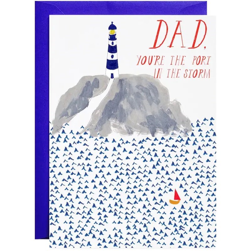 A Little Lost Sailboat Greeting Card