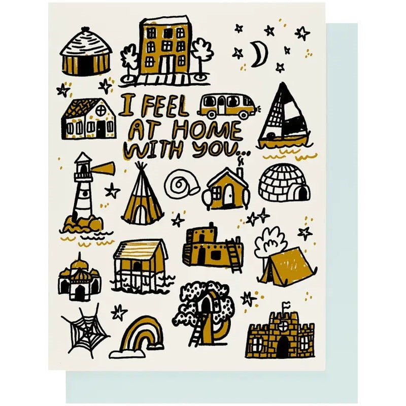 At Home With You Card