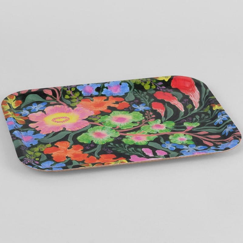 Botanical Blooms Rectangle Art Tray