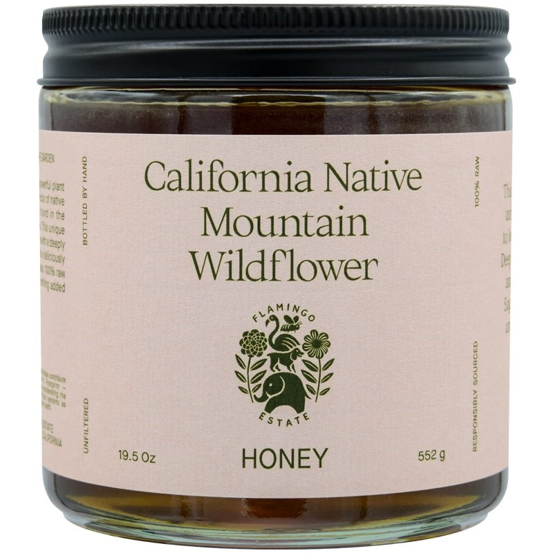 California Native Mountain Wildflower Honey