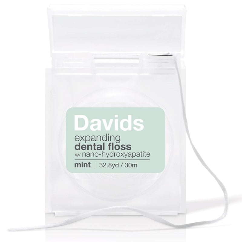 Expanding Dental Floss - Refillable Dispenser - Mint