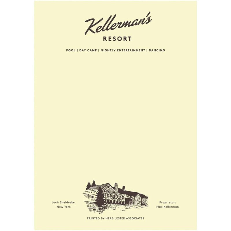 Fictional Hotel Notepad Set - Kellerman's Resort