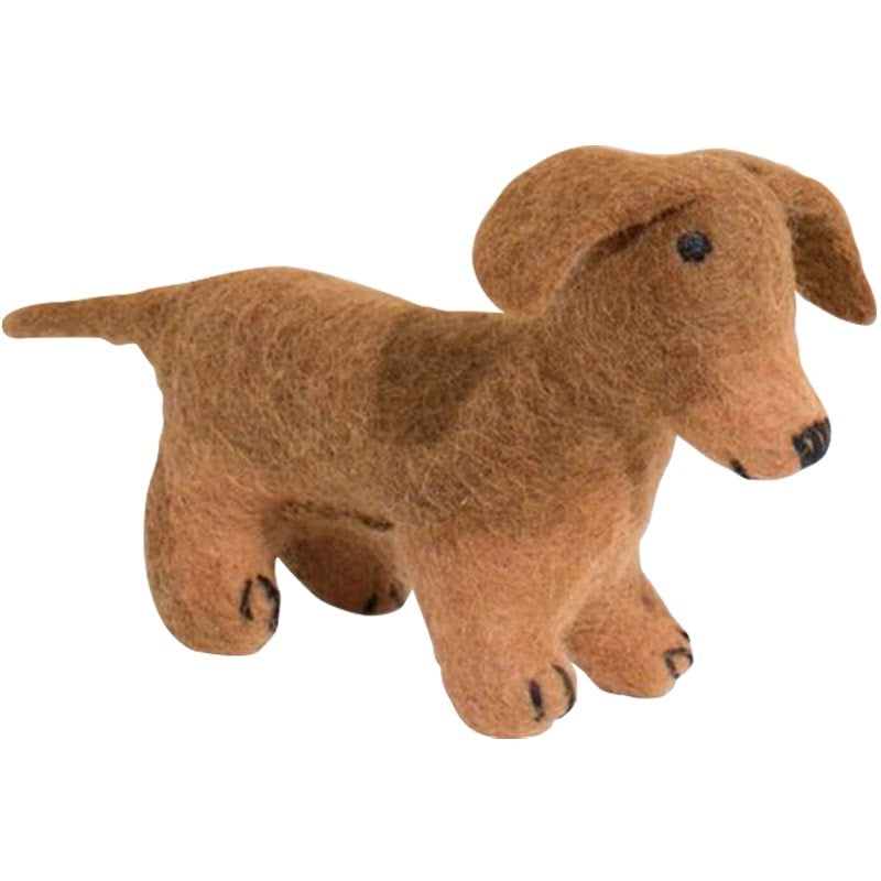 Hand Felted Dachshund