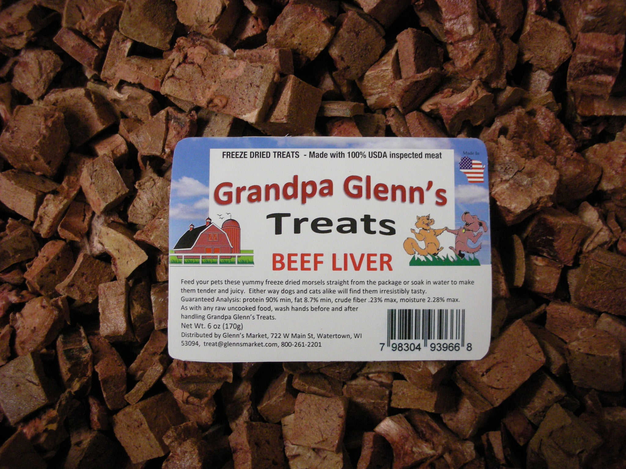 freeze dried beef liver treats