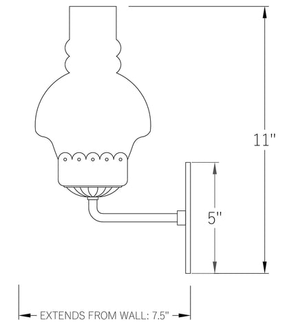 Adeline Sconce Specs