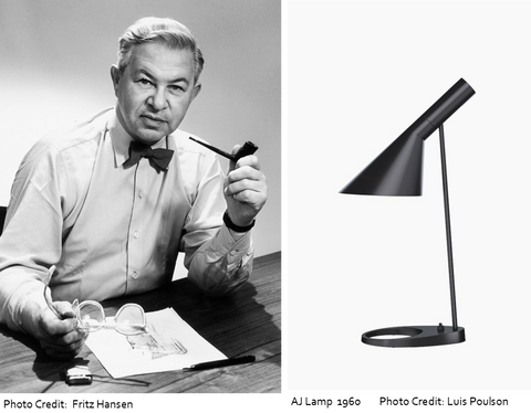 Arne Jacobsen and AJ Lamp
