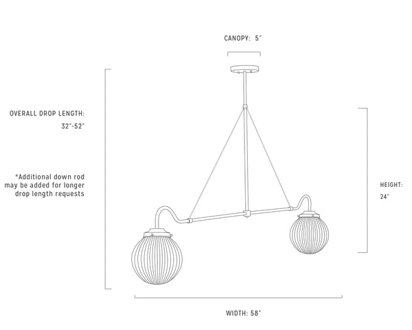 Hayden Pendant Specs