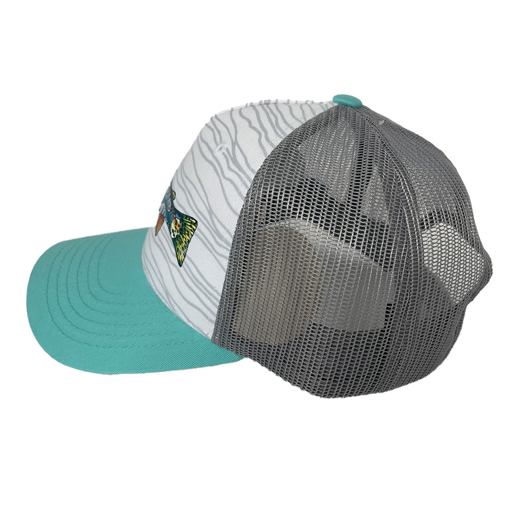 Mt. Cutty Abstract Trucker FisheWear Hat 