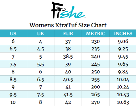 Xtratuf Size Chart