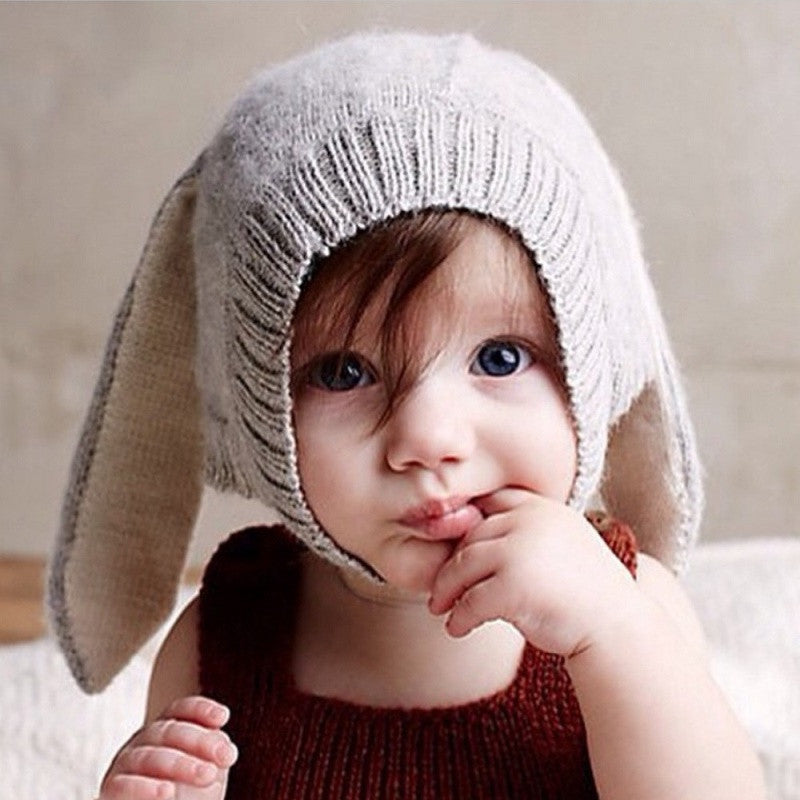 baby hat with ears