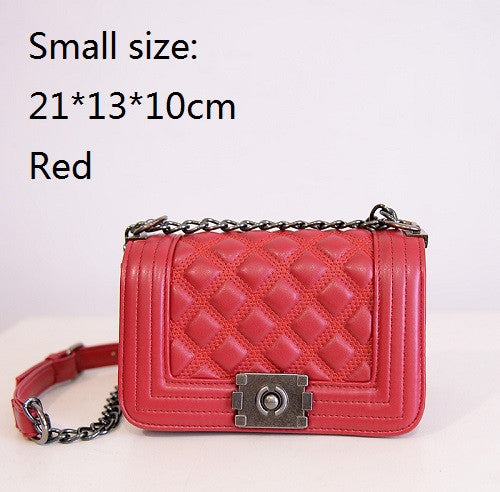 Quilted Plaid Shoulder and Crossbody Bag - Favorite e-Store