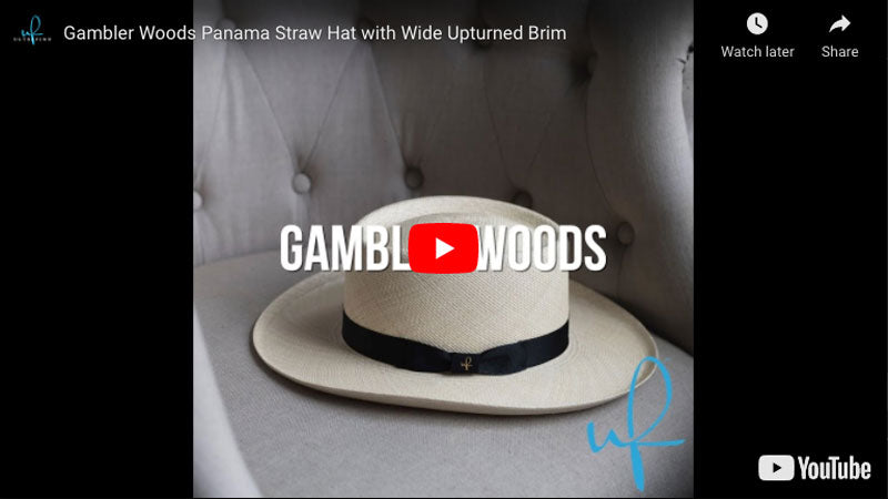Panama Jack Rush Gambler Hat (Navy, Large/X-Large)