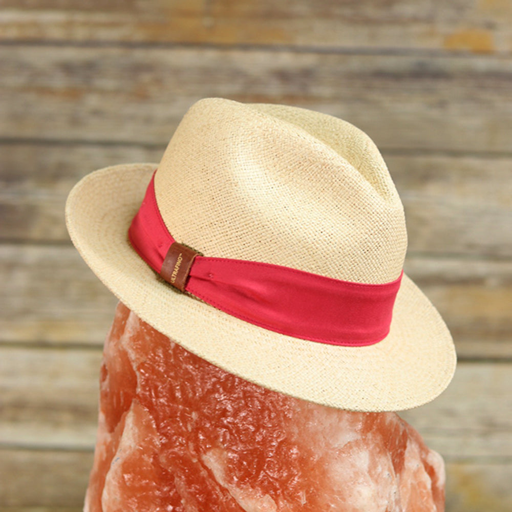 Bondi Rush Straw Safari Fedora Hat