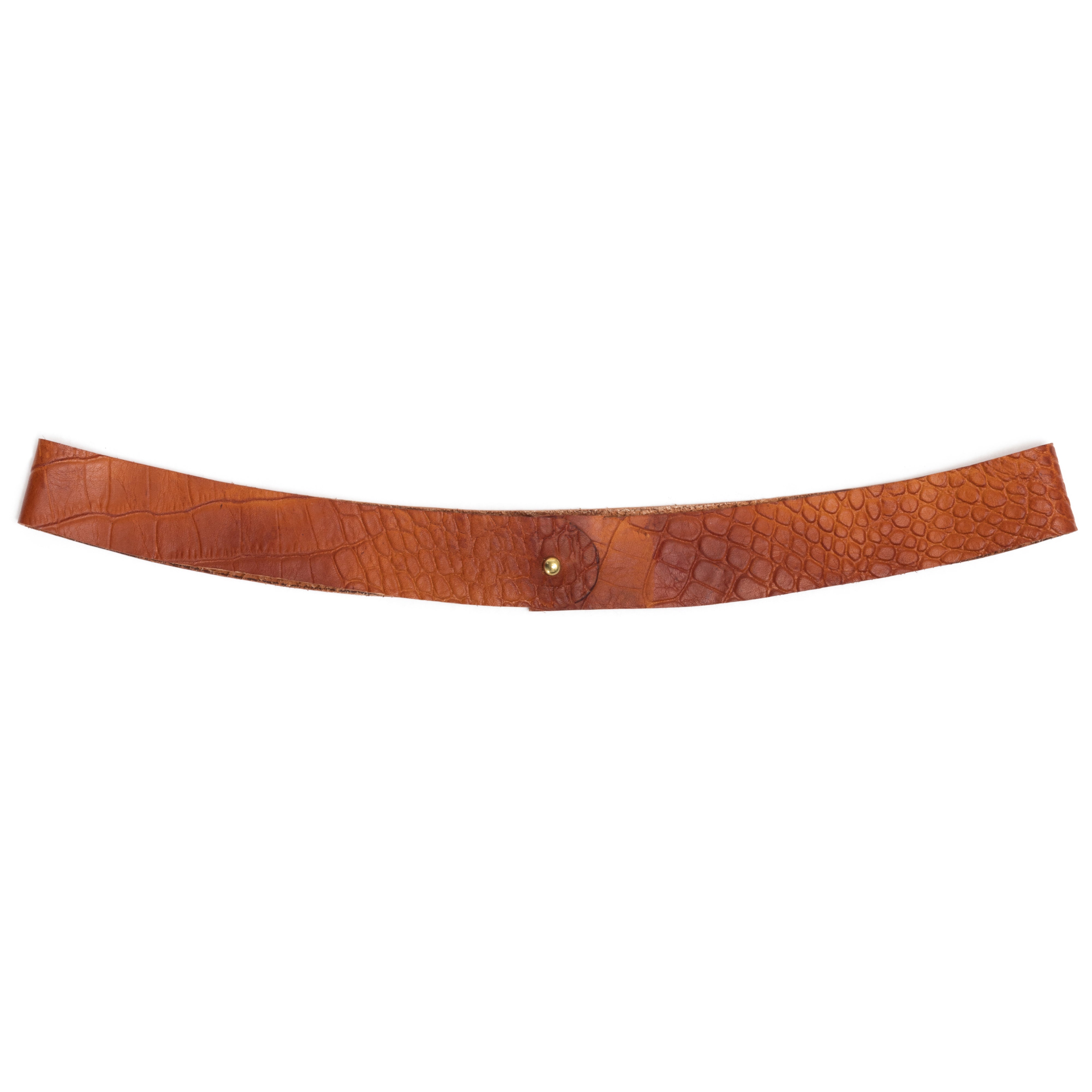 Paul Lashton Gallatin Croc Leather Hatband