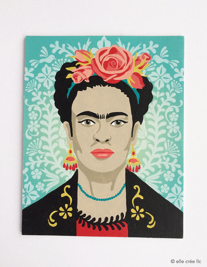 Frida with Flowers Paint by Numbers Kit