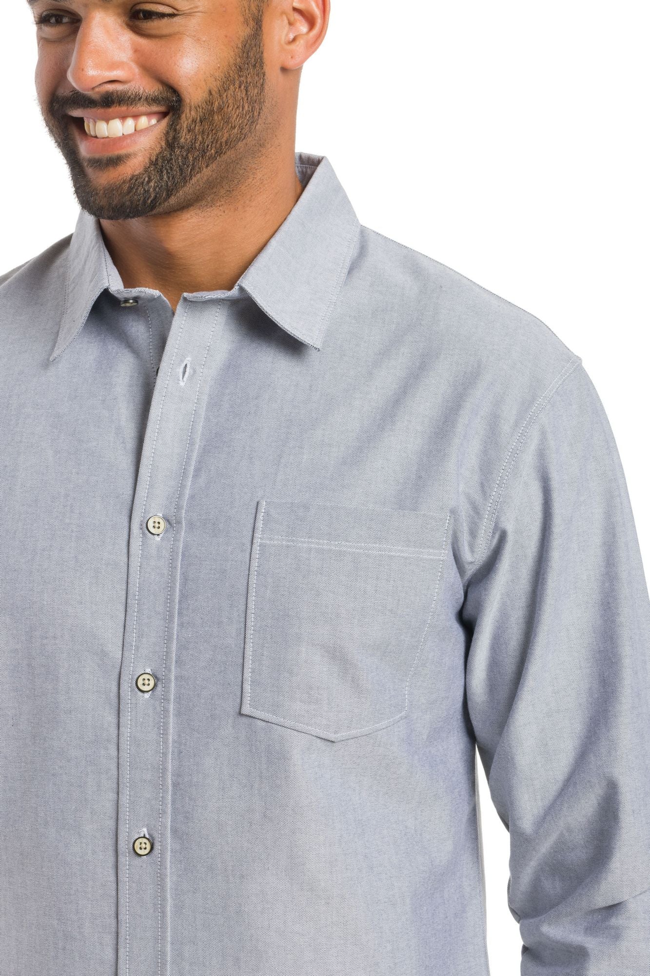 Steward | Men's Long Sleeve Oxford Woven Shirt – Ably Apparel