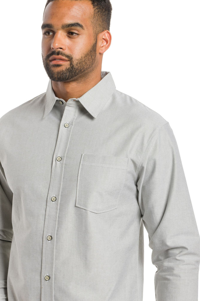 Steward | Men's Long Sleeve Oxford Woven Shirt – Ably Apparel