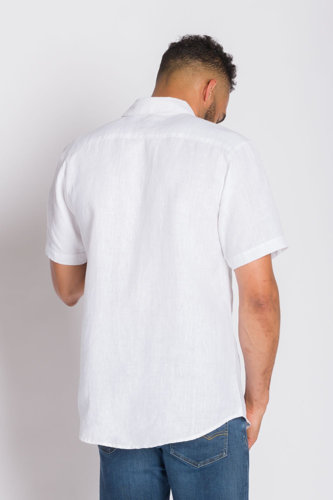 Talbot | Men's Short Sleeve Linen Shirt