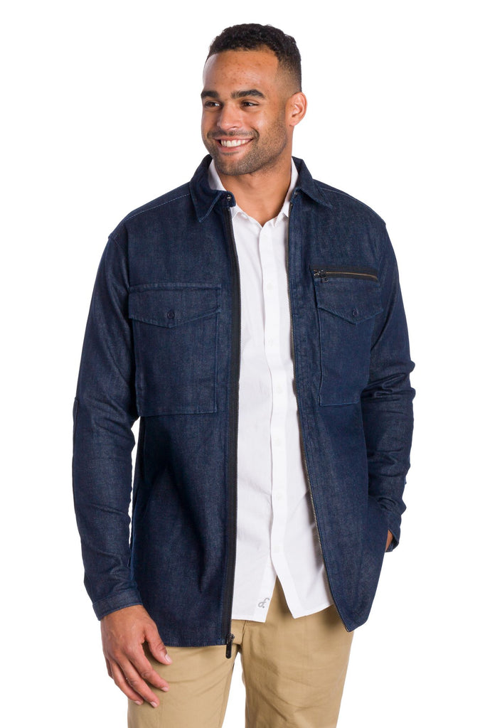 denim shirt jacket mens