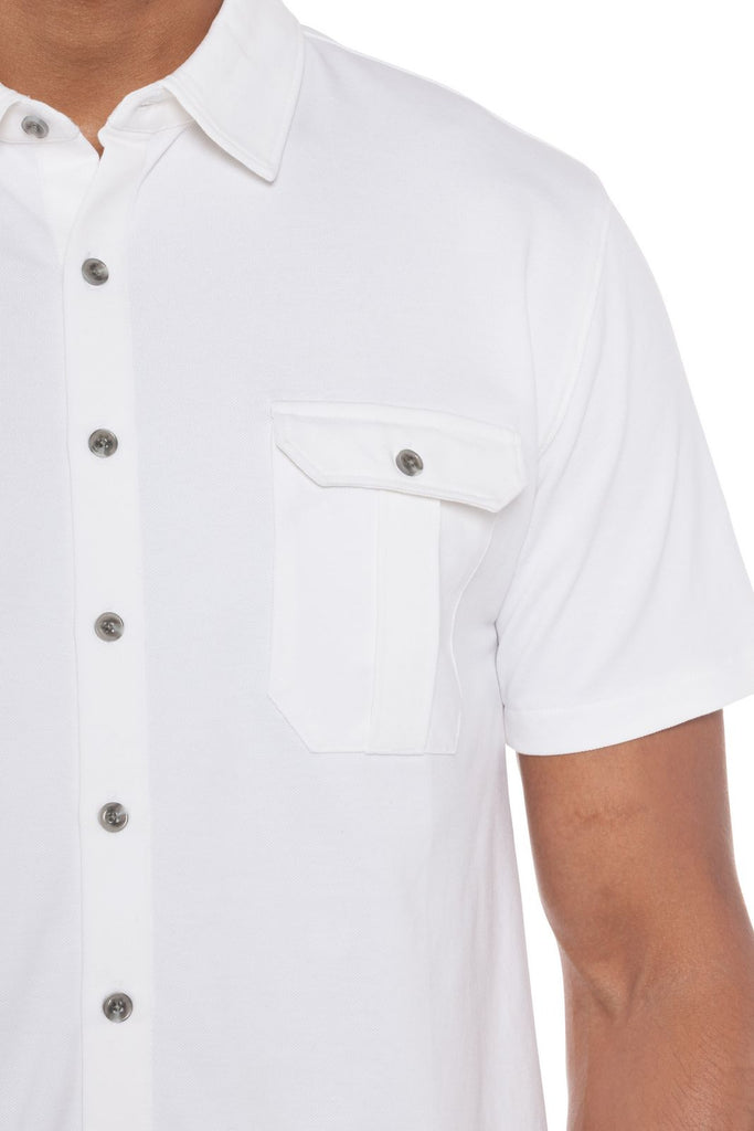Sailor | Men's Button Up Pique Knit Shirt – Ably Apparel
