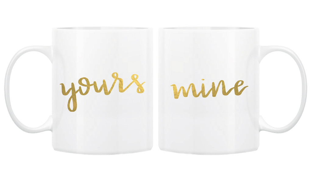 Yours And Mine Coffee Mug Set Fresh Out Of Ink 4192