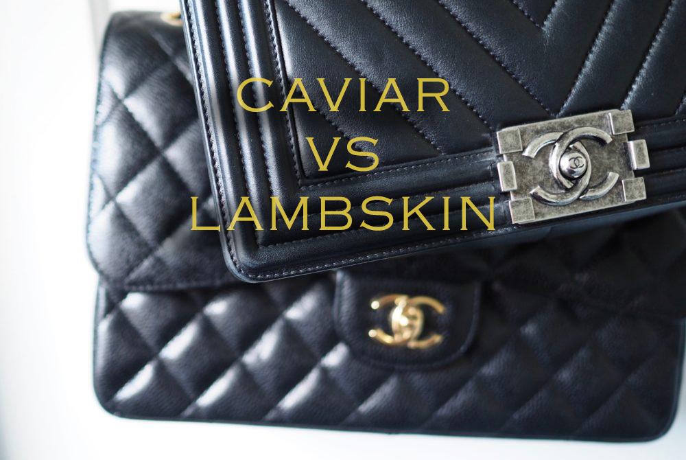 chanel caviar leather bag