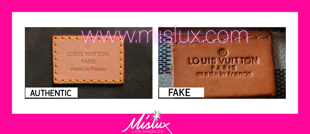 How to tell an AUTHENTIC Louis Vuitton bag from a FAKE one? - Look at the  stamps! - MISLUX