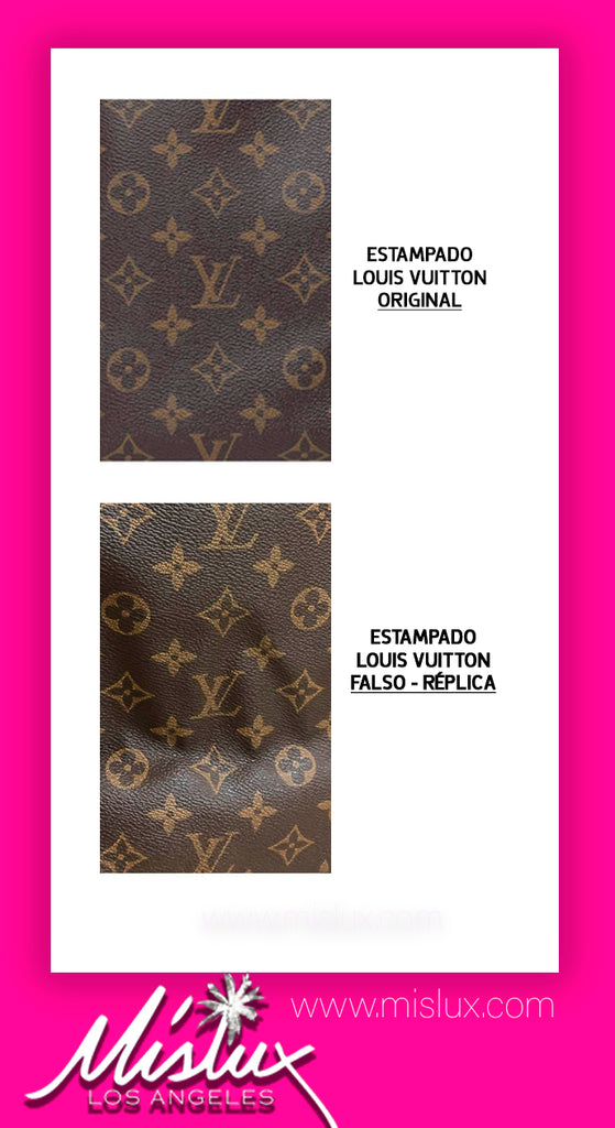 Cómo distinguir un bolso Louis Vuitton original de uno falso o