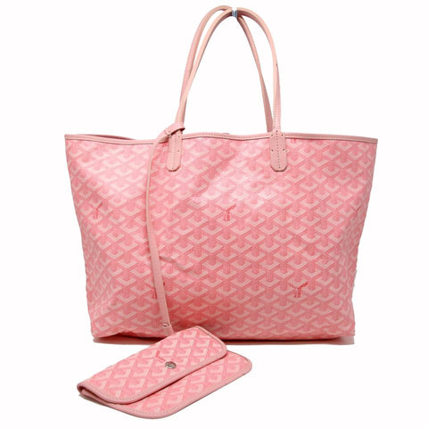 Goyard, Bags, Authentic Limited Edition Goyardine Fidji Zip Rose Pink  Coated Canvas Hobo Bag