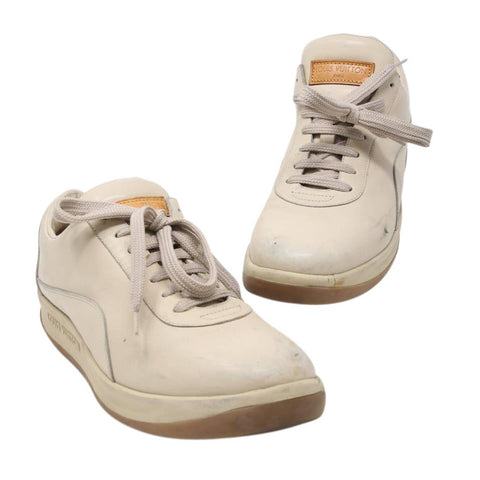 Louis Vuitton White Leather and PVC Luxembourg Sneakers Size 41 Louis  Vuitton