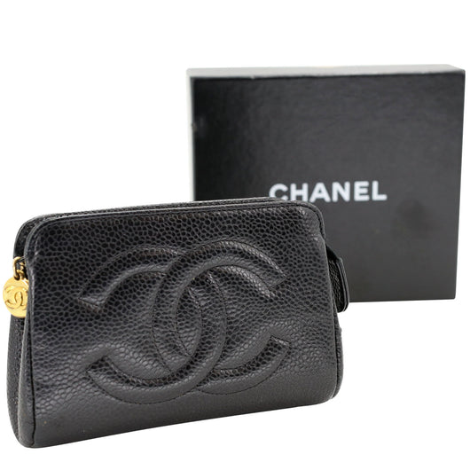 Chanel Caviar Leather Travel Coin Pouch Wallet CC-W0427P-0008 – MISLUX