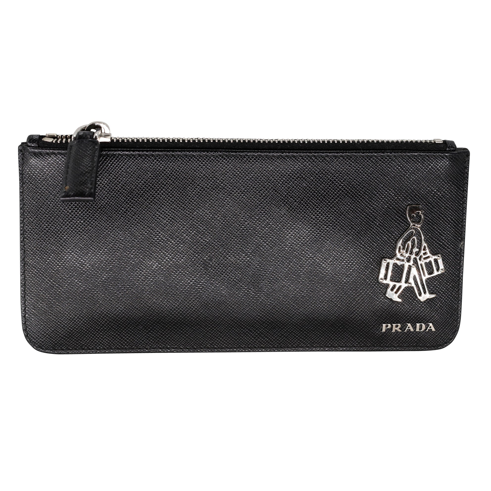 Prada Milano Saffiano Leather Travel Wallet