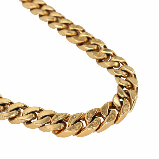 LOUIS VUITTON Collier Vegas Chain Necklace Gold 1285510
