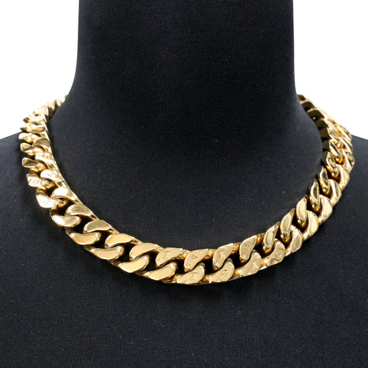 Louis Vuitton Chain Links MP2772 Gold Plated Necklace Multicolor