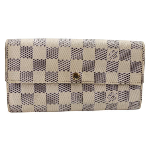 Damier Azur Canvas Zippy Wallet (Authentic Pre-Owned)