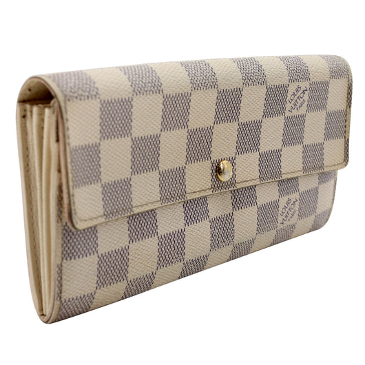 Louis Vuitton Sarah Wallet Damier Azur – The Luxe Pursuit