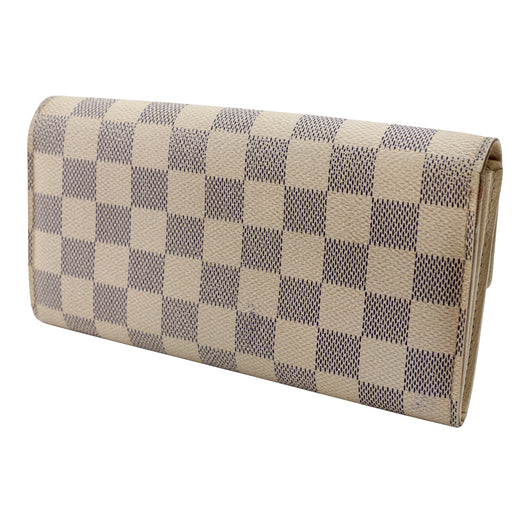 Louis Vuitton Damier Ebene Canvas Sarah Travel Wallet LV-0402N-0105