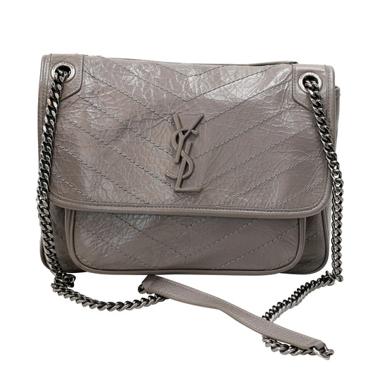 Saint Laurent Monogram Envelope Cream Crossbody Bags SL-B1103P-A002 – MISLUX