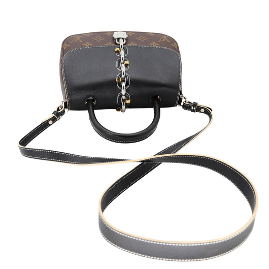 Félicie leather crossbody bag Louis Vuitton Black in Leather