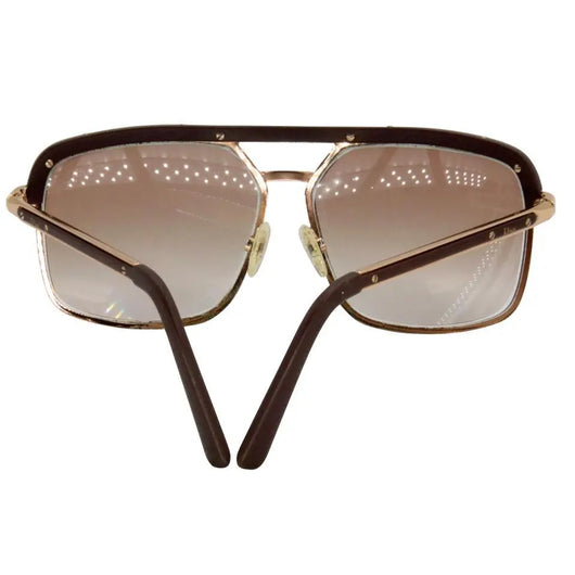 Louis Vuitton Goldtone Metal Frame and Brown Gradient Lenses