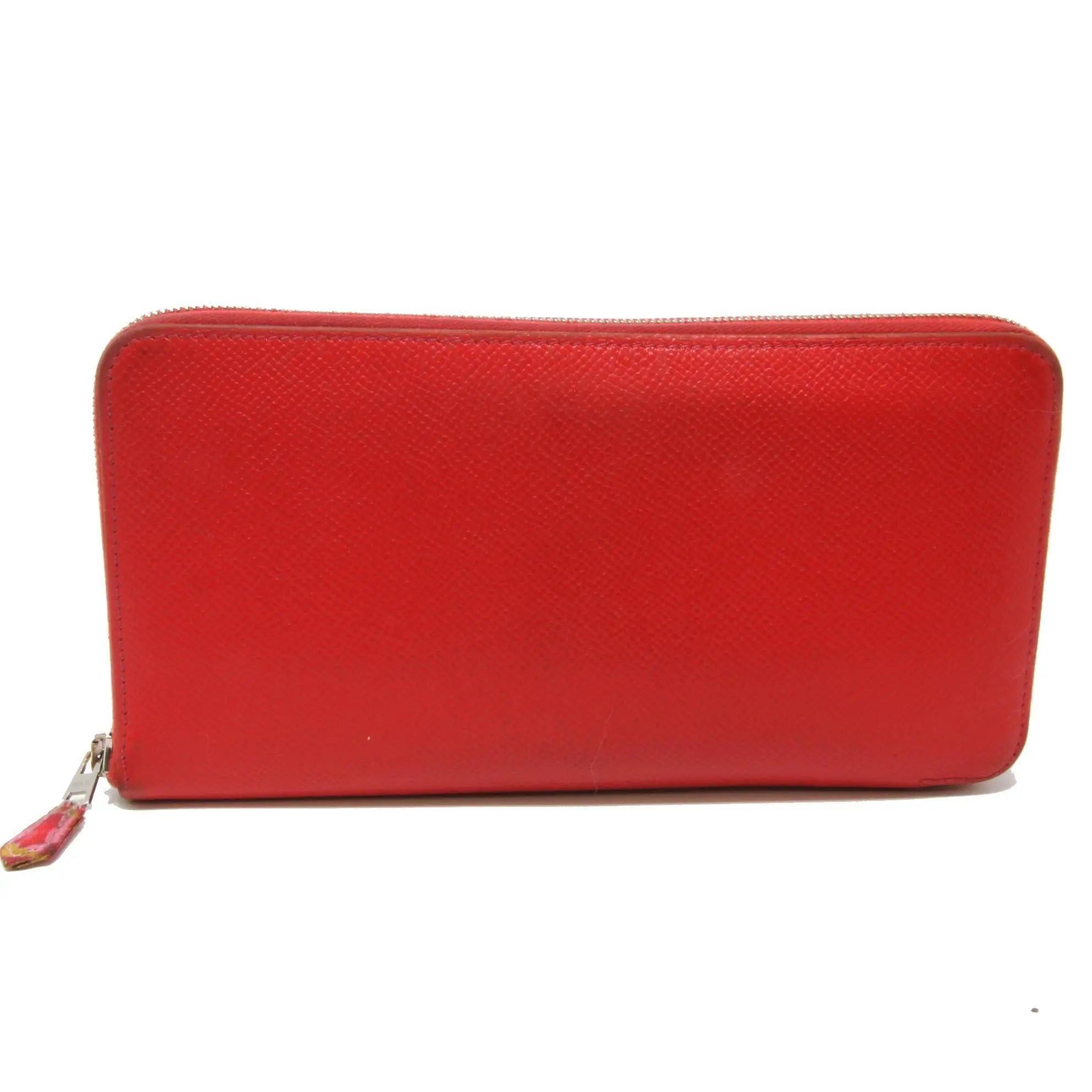 Louis Vuitton Red EPI Leather Kisslock Snap Bi-Fold Wallet LV-W0930P-0391